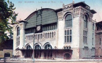 Train station in Biarritz