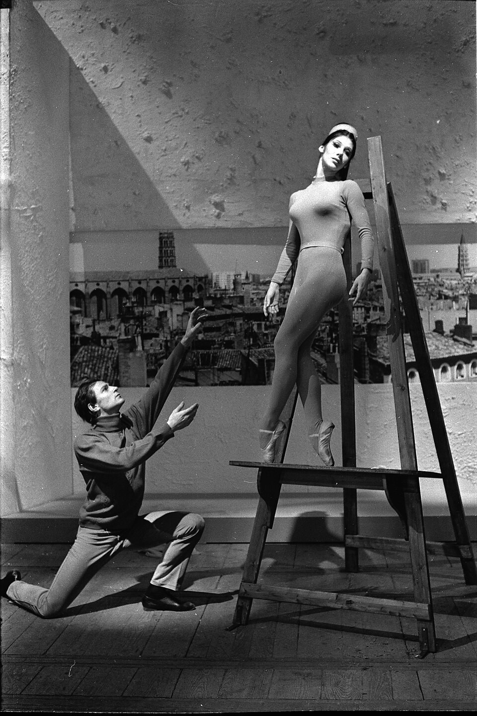 Le peintre et son modèle: immagine storica o di scena