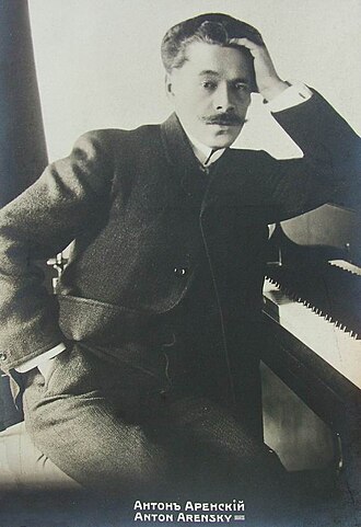 Ritratto di Anton Stepanovič Arenskij