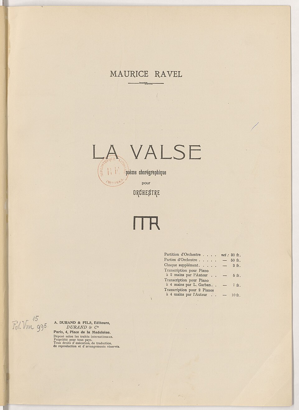 La valse: immagine storica o di scena