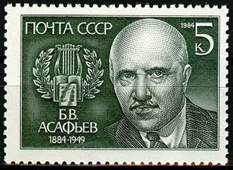 Ritratto di Boris Vladimirovič Asaf'ev